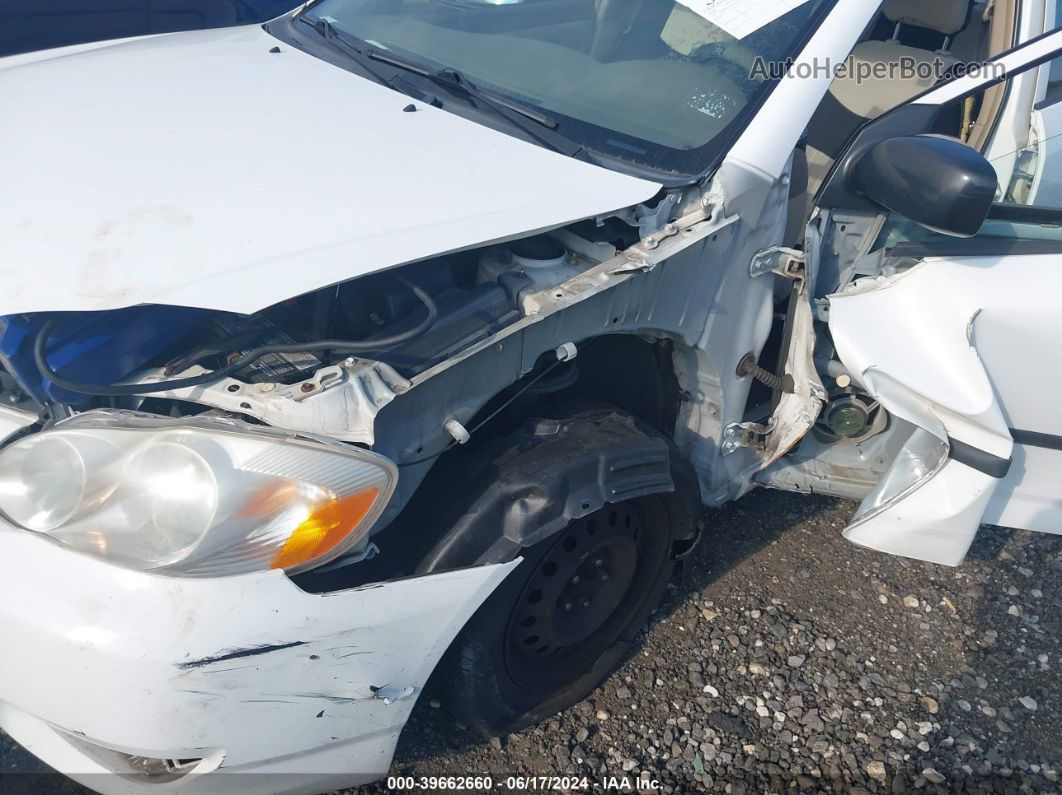 2004 Toyota Corolla Ce White vin: JTDBR32E142043572