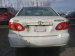 2005 Toyota Corolla Ce White vin: JTDBR32E152058123