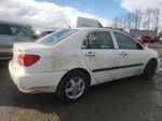 2005 Toyota Corolla Ce White vin: JTDBR32E152058123