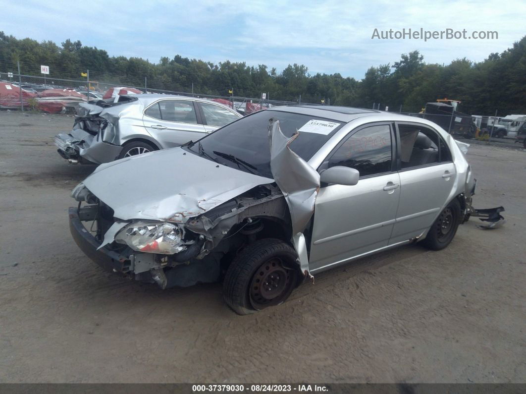 2003 Toyota Corolla Ce/le Silver vin: JTDBR32E230010431