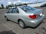 2003 Toyota Corolla Ce Silver vin: JTDBR32E230022255