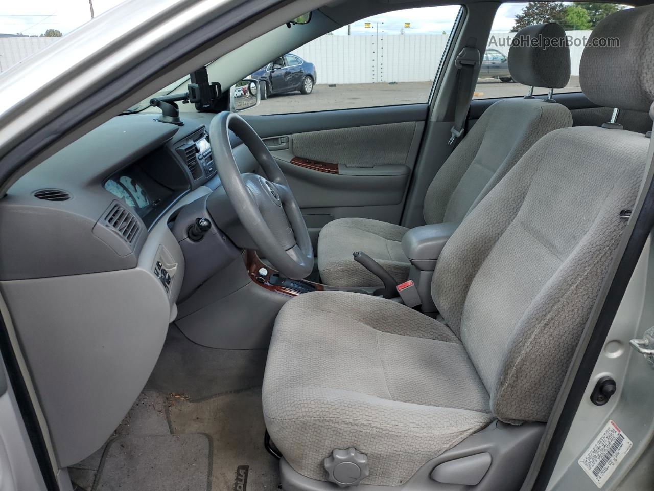 2003 Toyota Corolla Ce Silver vin: JTDBR32E230022255