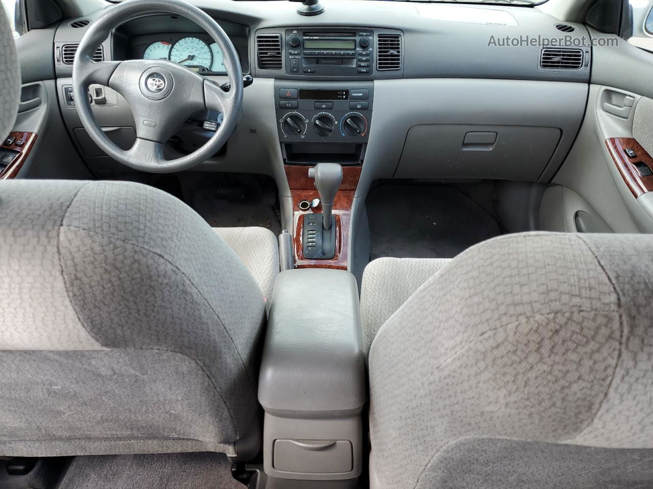 2003 Toyota Corolla Ce Silver vin: JTDBR32E230022255