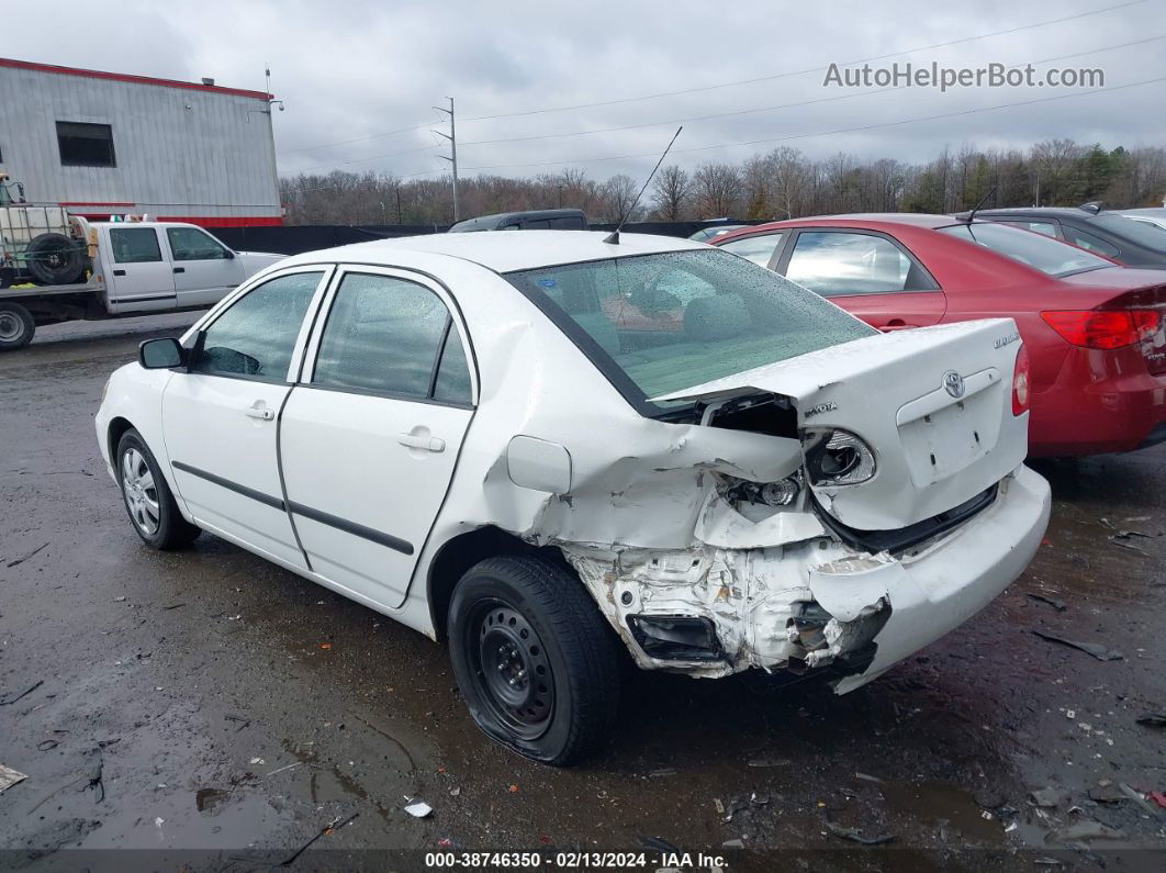 2003 Toyota Corolla Ce Белый vin: JTDBR32E230035359