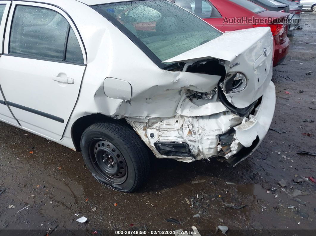 2003 Toyota Corolla Ce White vin: JTDBR32E230035359