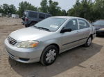 2003 Toyota Corolla Ce Silver vin: JTDBR32E230038410