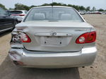 2003 Toyota Corolla Ce Silver vin: JTDBR32E230038410