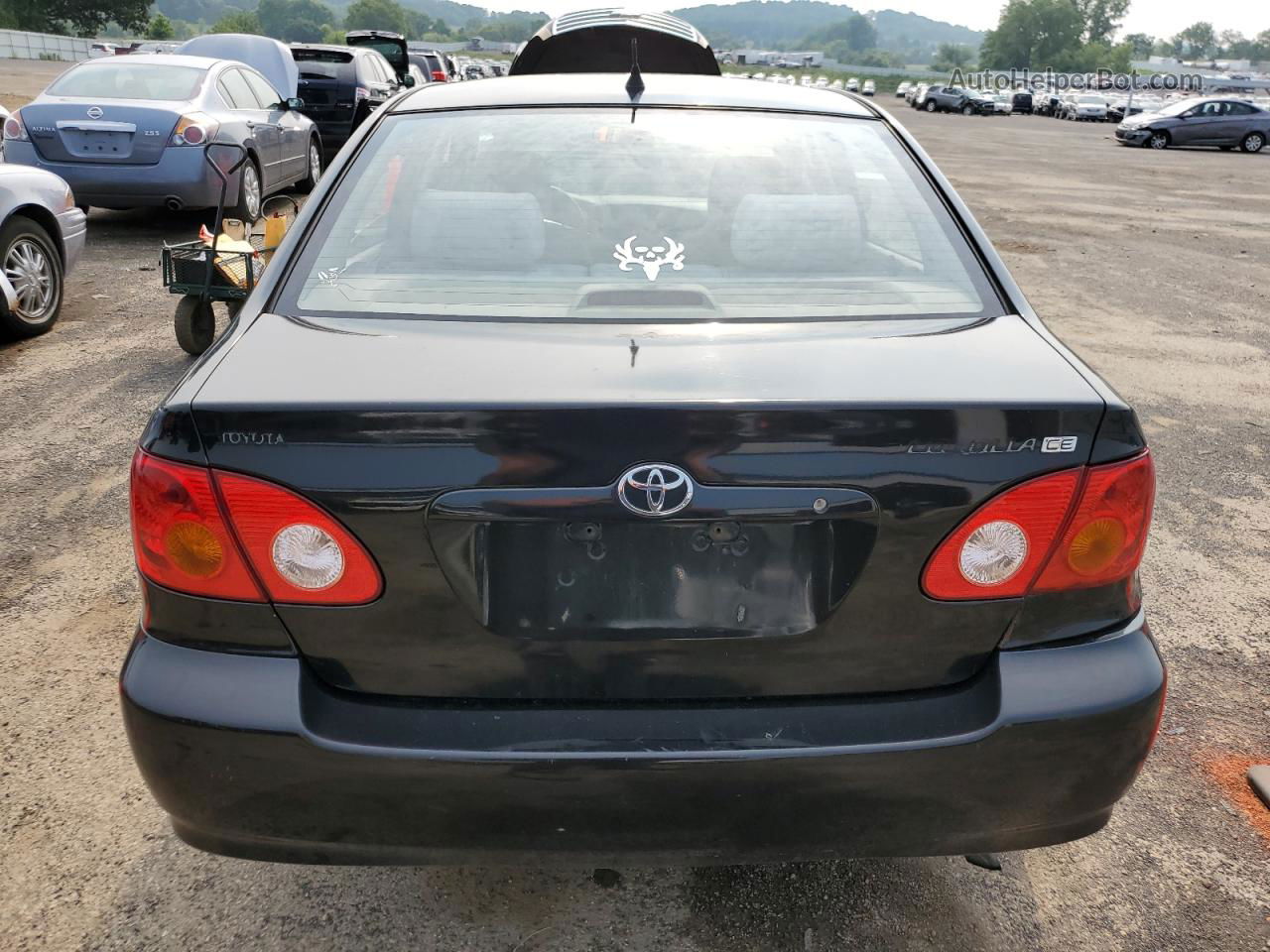 2003 Toyota Corolla Ce Black vin: JTDBR32E230042005