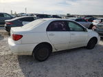 2003 Toyota Corolla Ce White vin: JTDBR32E232003807