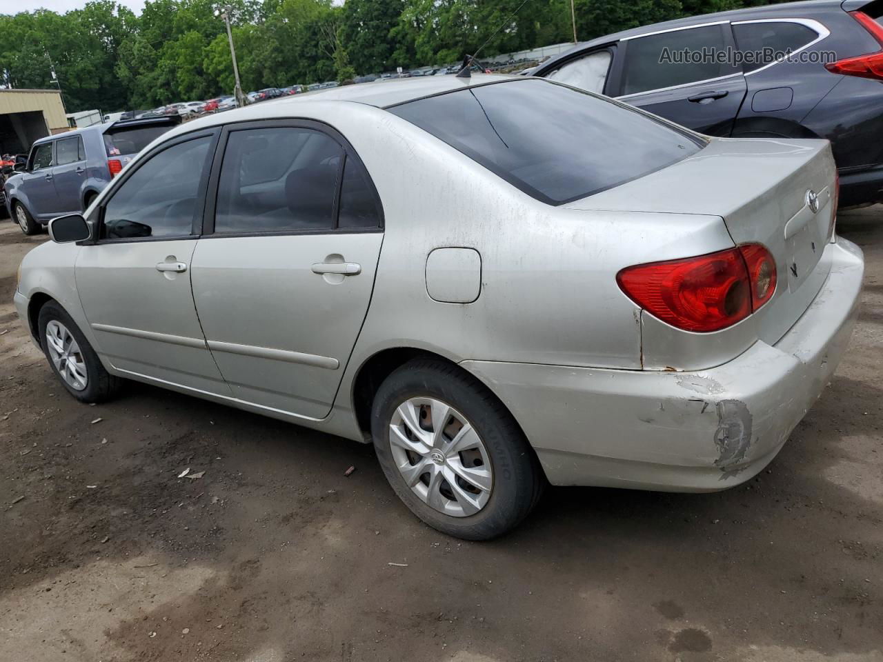 2004 Toyota Corolla Ce Silver vin: JTDBR32E242035223