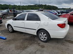 2004 Toyota Corolla Ce White vin: JTDBR32E242037862