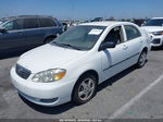 2005 Toyota Corolla Ce White vin: JTDBR32E252051925