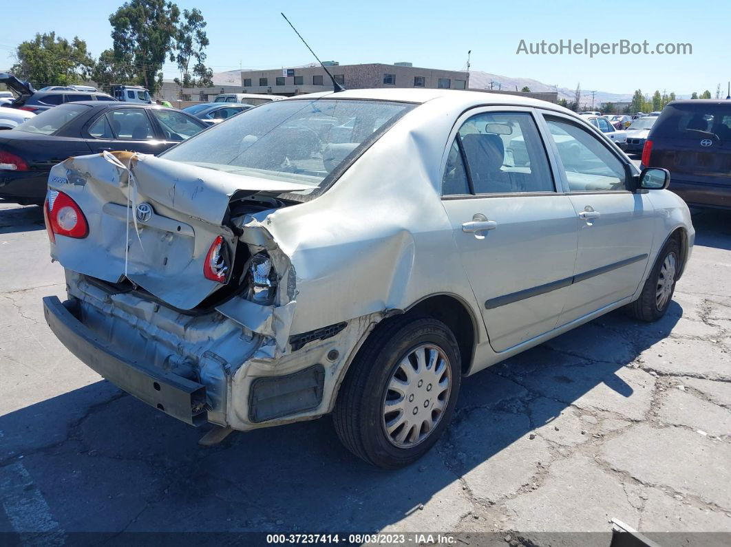 2003 Toyota Corolla Ce/le Silver vin: JTDBR32E330024239