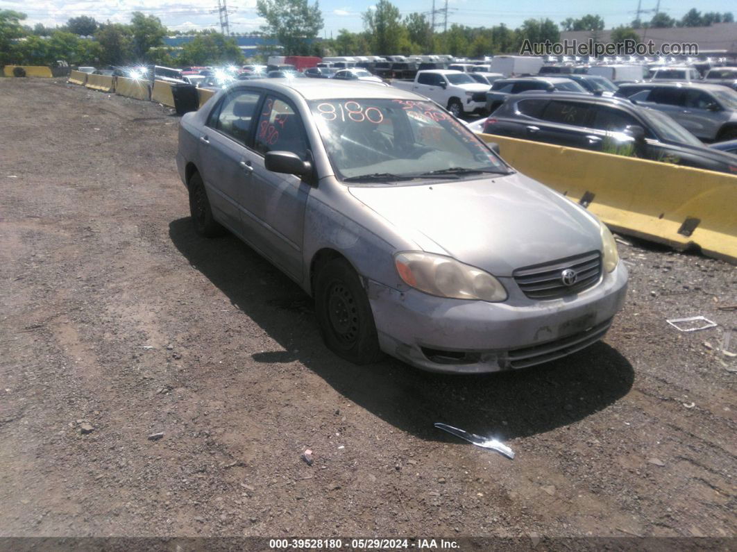 2003 Toyota Corolla Le Gray vin: JTDBR32E330028971