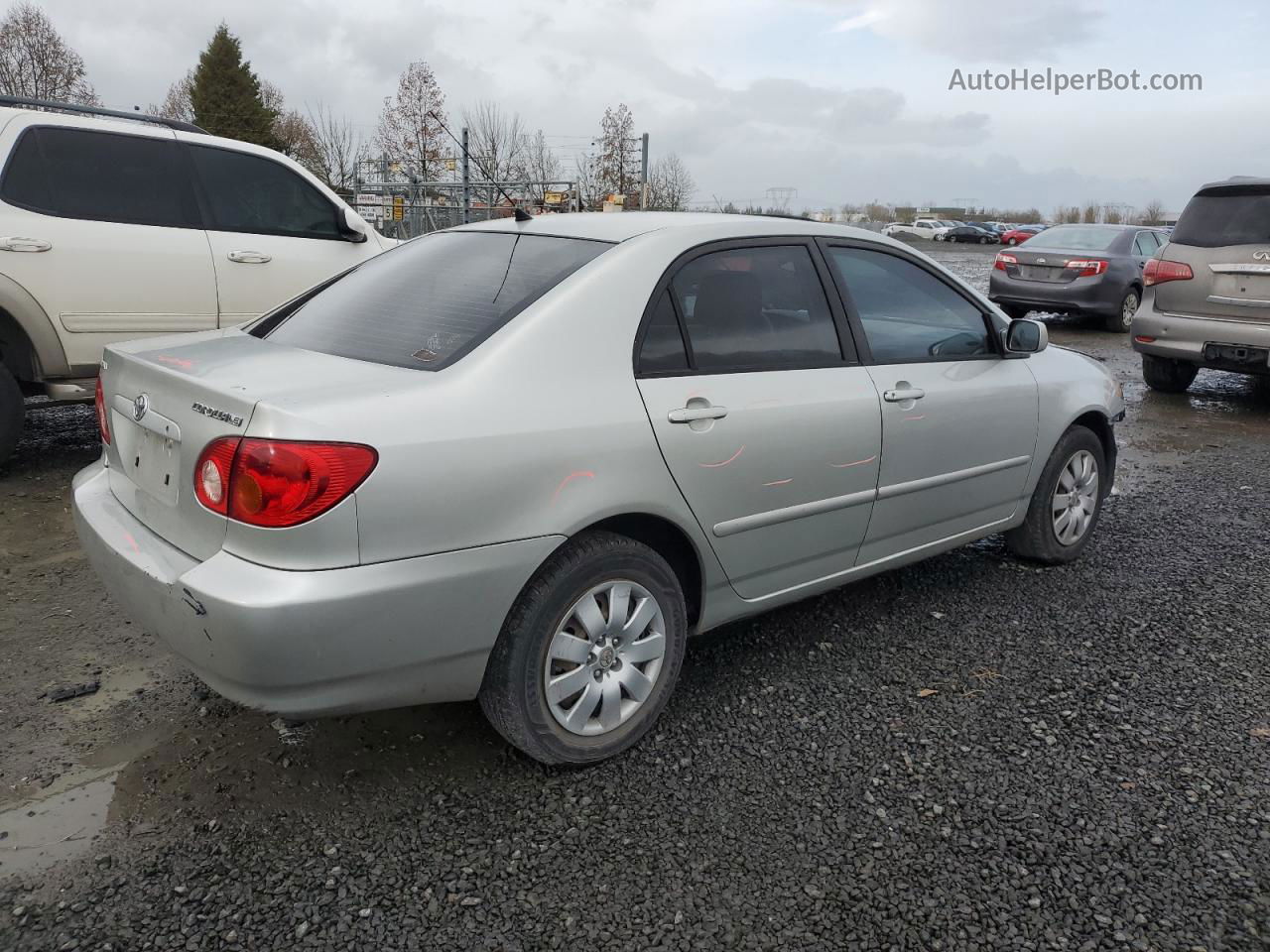 2003 Toyota Corolla Ce Beige vin: JTDBR32E330030686