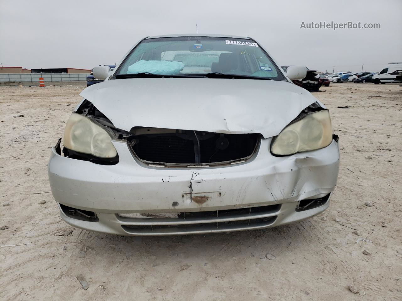 2003 Toyota Corolla Ce Silver vin: JTDBR32E330030915