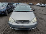 2003 Toyota Corolla Ce Gray vin: JTDBR32E330033717