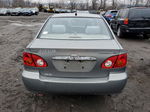 2003 Toyota Corolla Ce Gray vin: JTDBR32E330033717