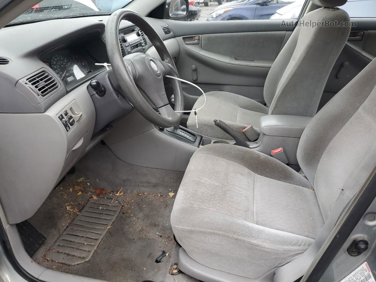 2003 Toyota Corolla Ce Gray vin: JTDBR32E330033717