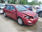 2003 Toyota Corolla Ce Red vin: JTDBR32E330044118