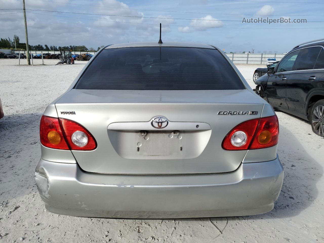 2003 Toyota Corolla Ce Silver vin: JTDBR32E330046418