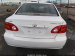 2004 Toyota Corolla Le White vin: JTDBR32E340051670