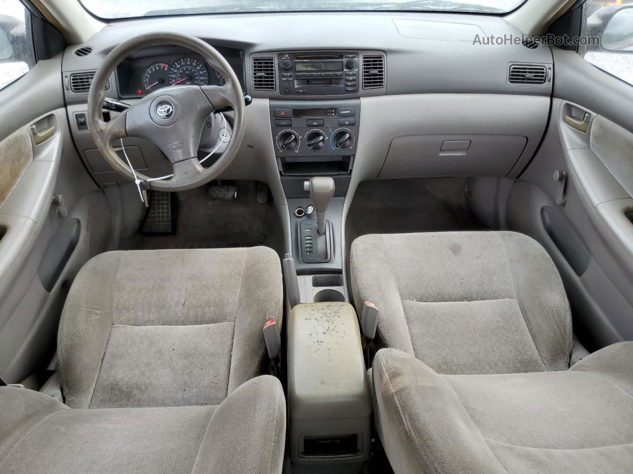 2004 Toyota Corolla Ce Серый vin: JTDBR32E342039958