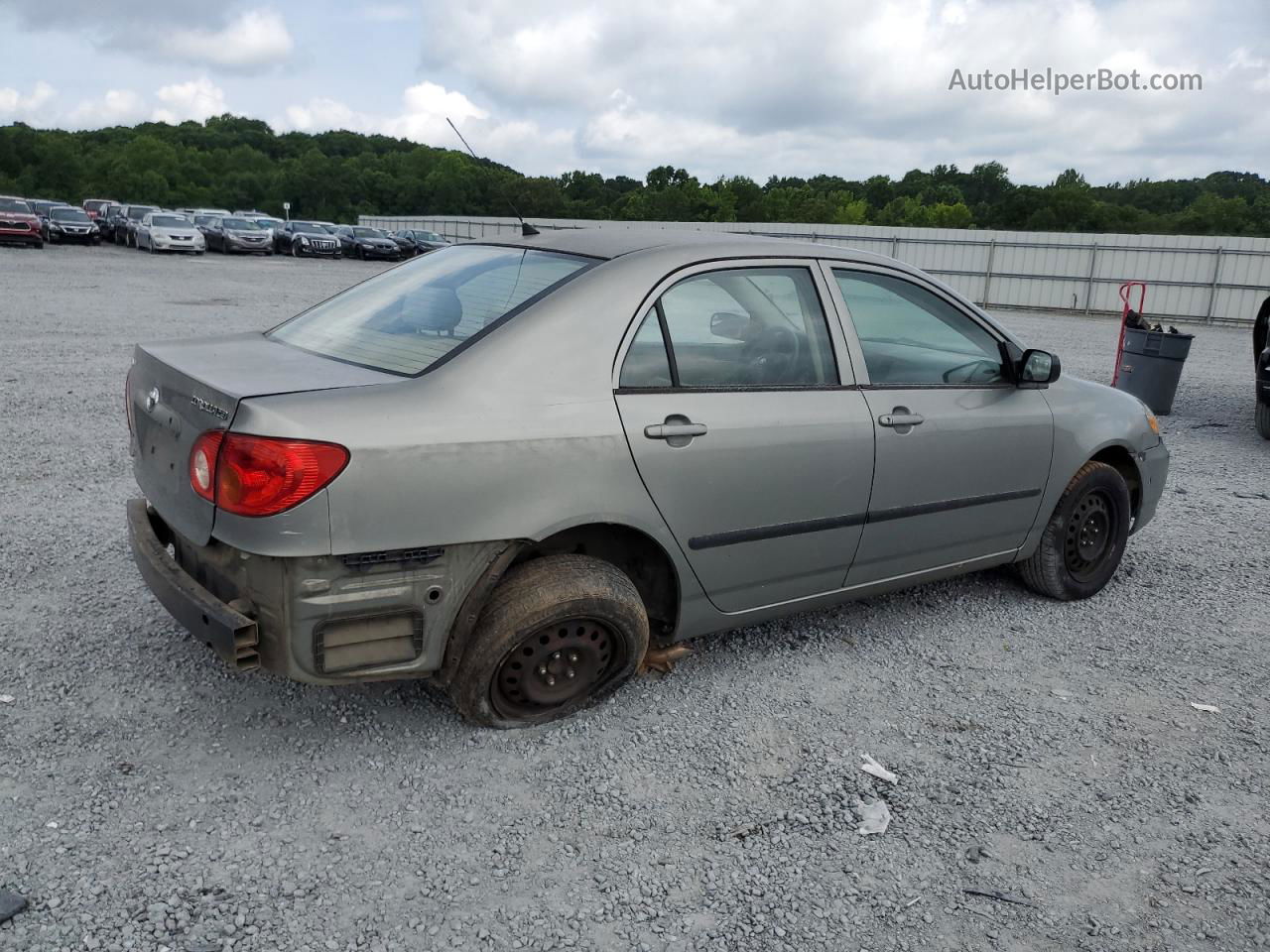 2004 Toyota Corolla Ce Серый vin: JTDBR32E342039958