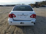 2005 Toyota Corolla Ce White vin: JTDBR32E350055932