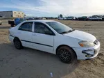 2005 Toyota Corolla Ce White vin: JTDBR32E350055932