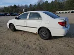 2005 Toyota Corolla Ce White vin: JTDBR32E350055932