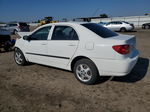 2005 Toyota Corolla Ce White vin: JTDBR32E352065784