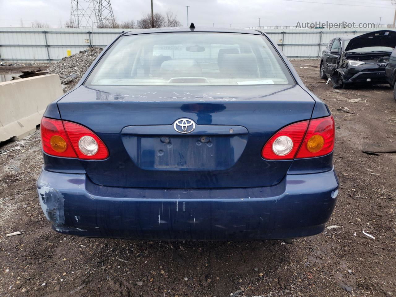 2003 Toyota Corolla Ce Синий vin: JTDBR32E430033418