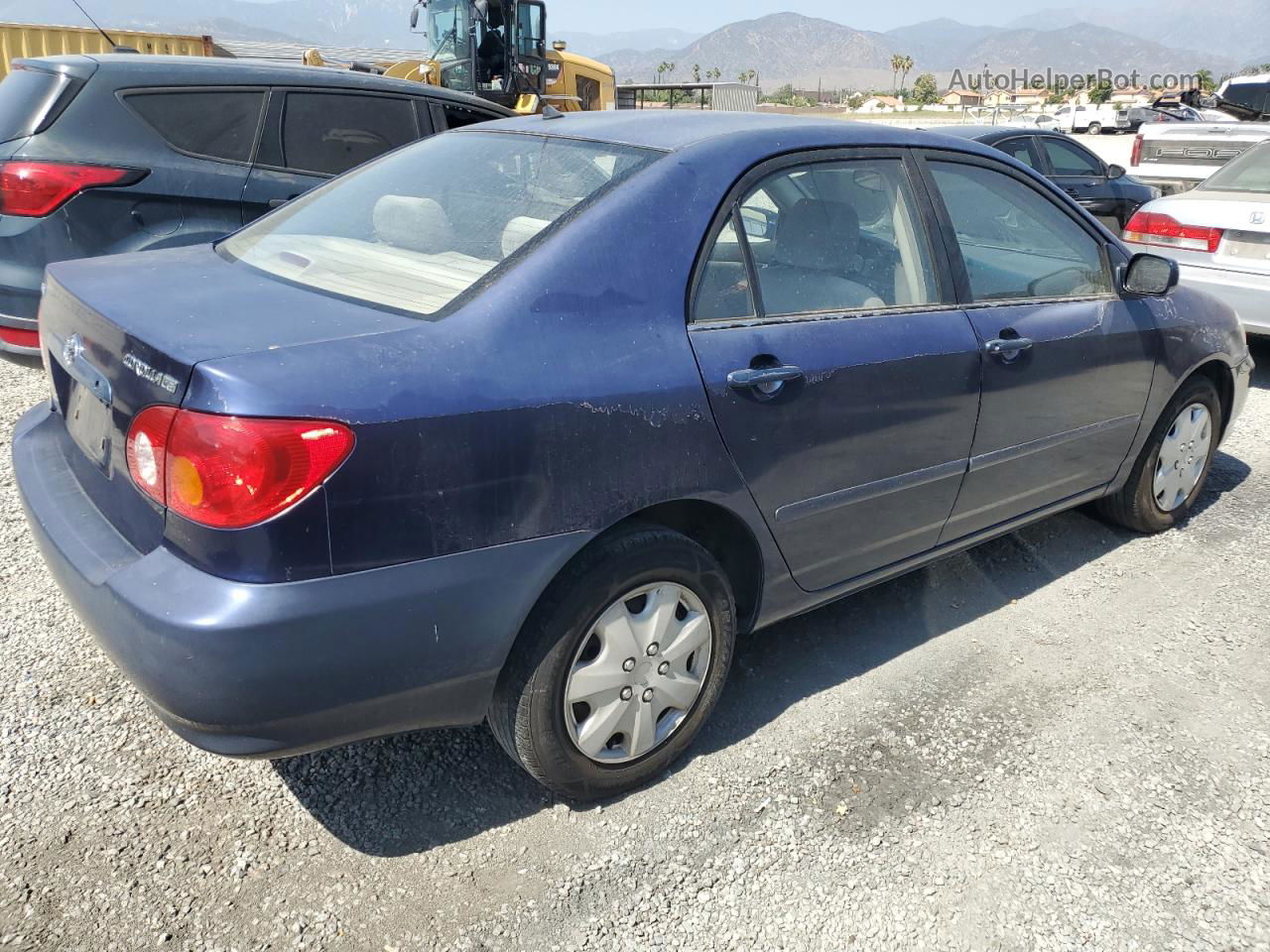 2003 Toyota Corolla Ce Blue vin: JTDBR32E432010421