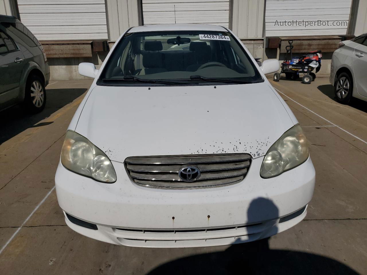 2003 Toyota Corolla Ce Белый vin: JTDBR32E432010953