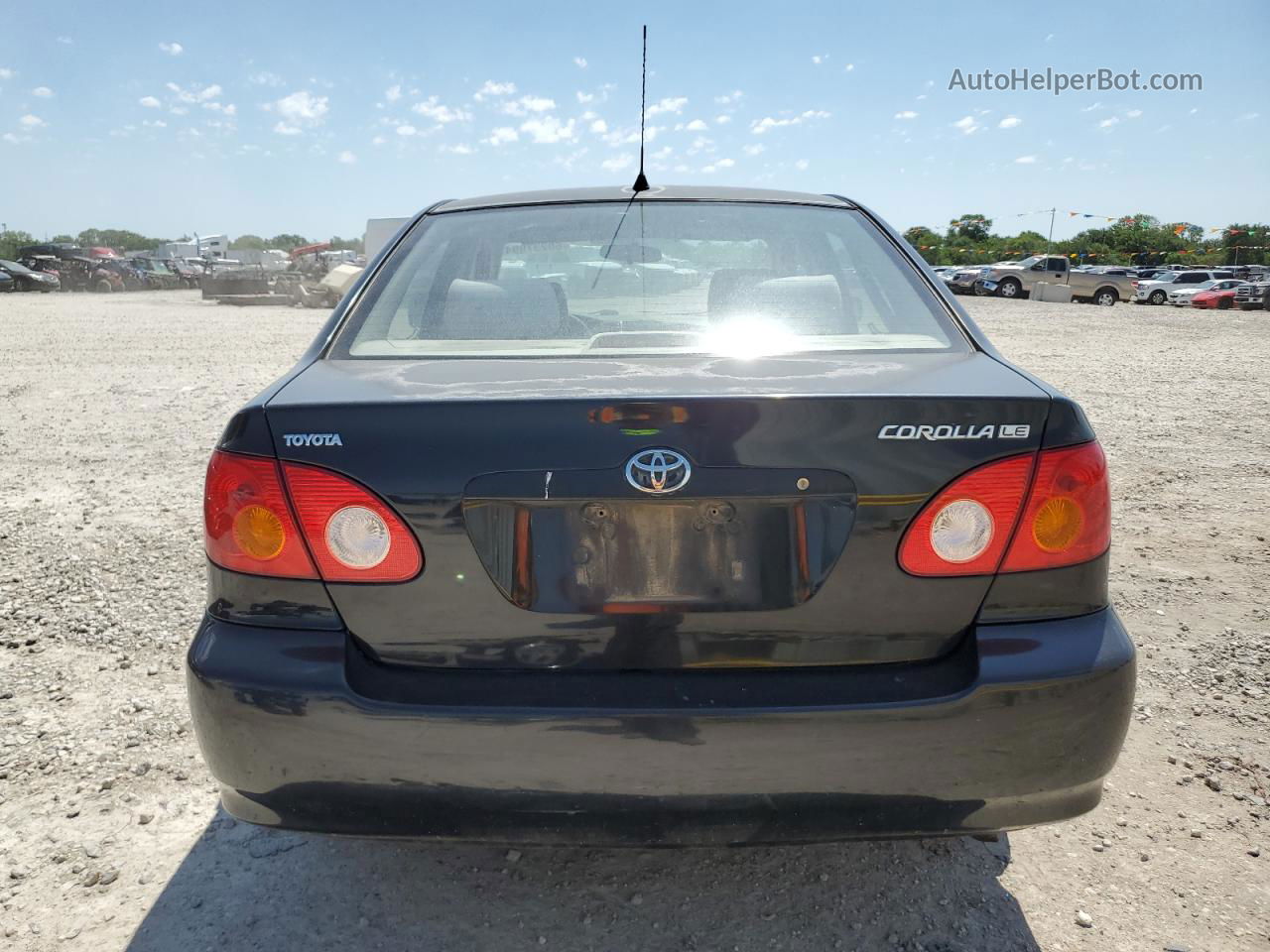 2004 Toyota Corolla Ce Black vin: JTDBR32E442033909