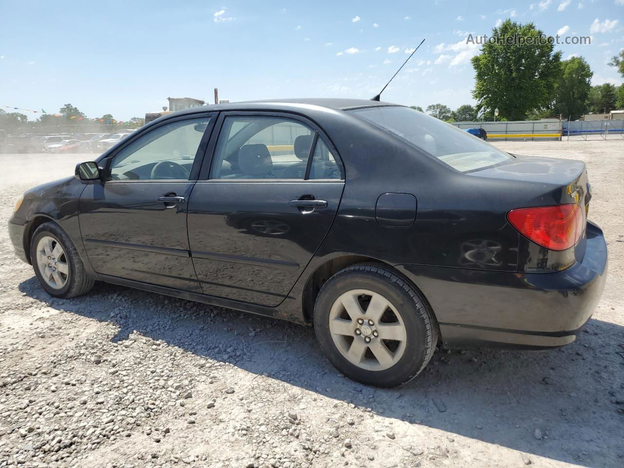 2004 Toyota Corolla Ce Black vin: JTDBR32E442033909