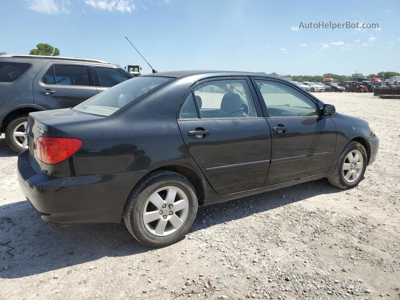 2004 Toyota Corolla Ce Black vin: JTDBR32E442033909