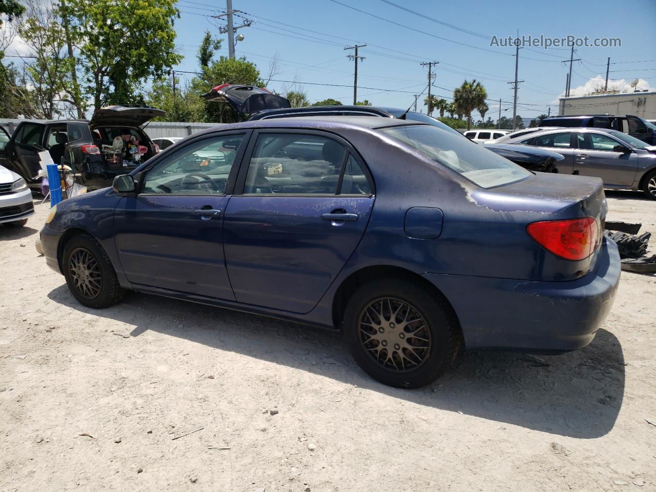 2003 Toyota Corolla Ce Blue vin: JTDBR32E532000416