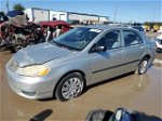 2003 Toyota Corolla Ce Silver vin: JTDBR32E532011190