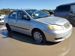 2003 Toyota Corolla Ce Silver vin: JTDBR32E532011190