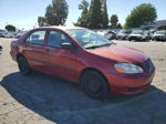 2004 Toyota Corolla Ce Red vin: JTDBR32E542042909