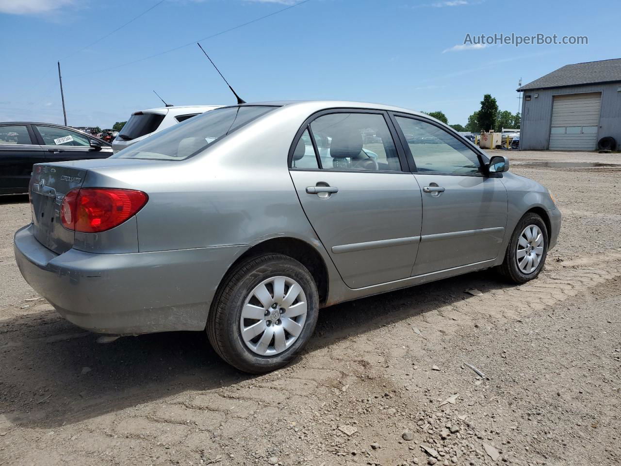 2004 Toyota Corolla Ce Green vin: JTDBR32E542046023