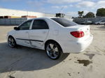 2005 Toyota Corolla Ce White vin: JTDBR32E552061865