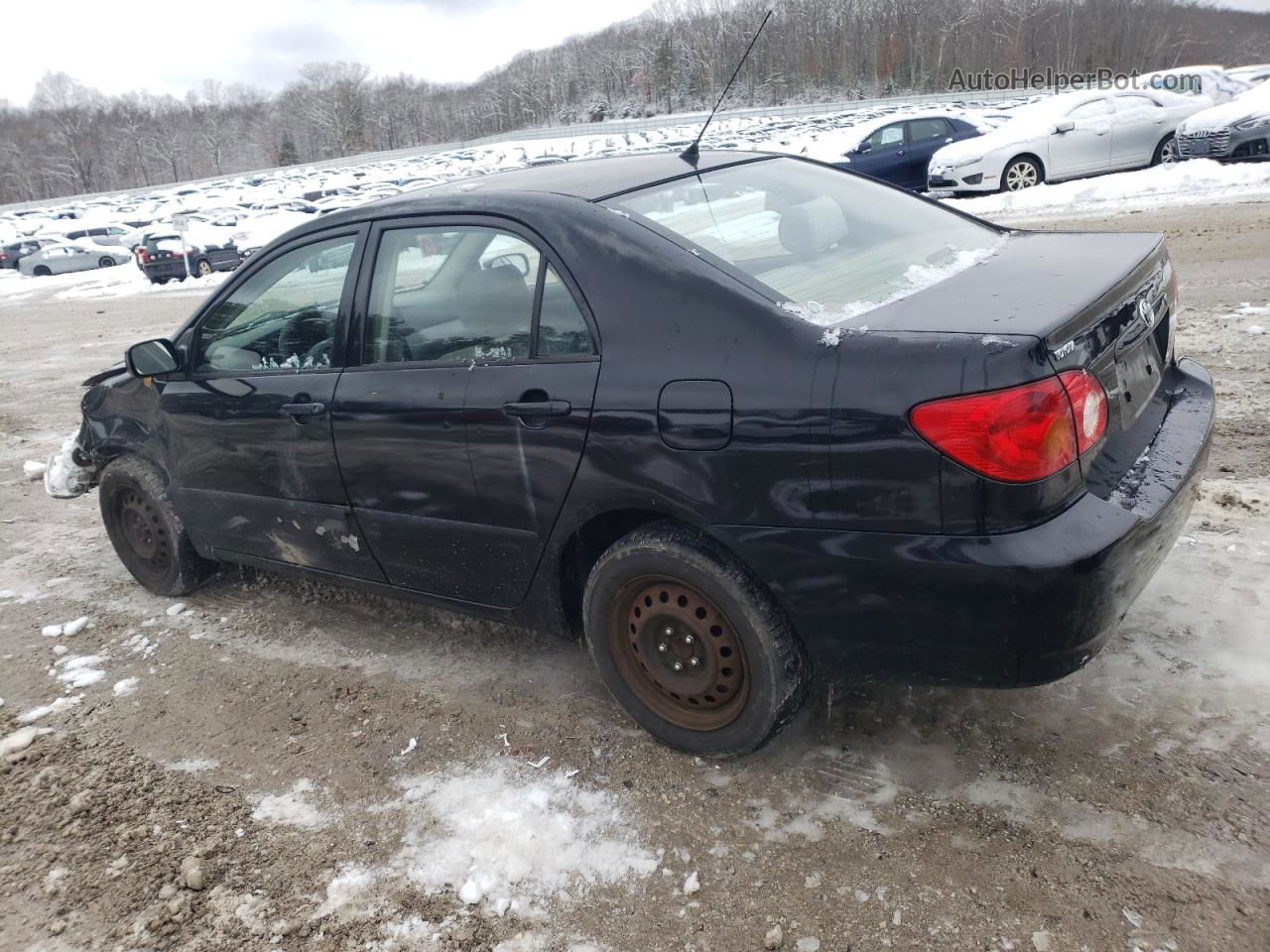 2003 Toyota Corolla Ce Black vin: JTDBR32E630006270