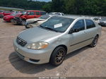 2003 Toyota Corolla Ce Silver vin: JTDBR32E630007757