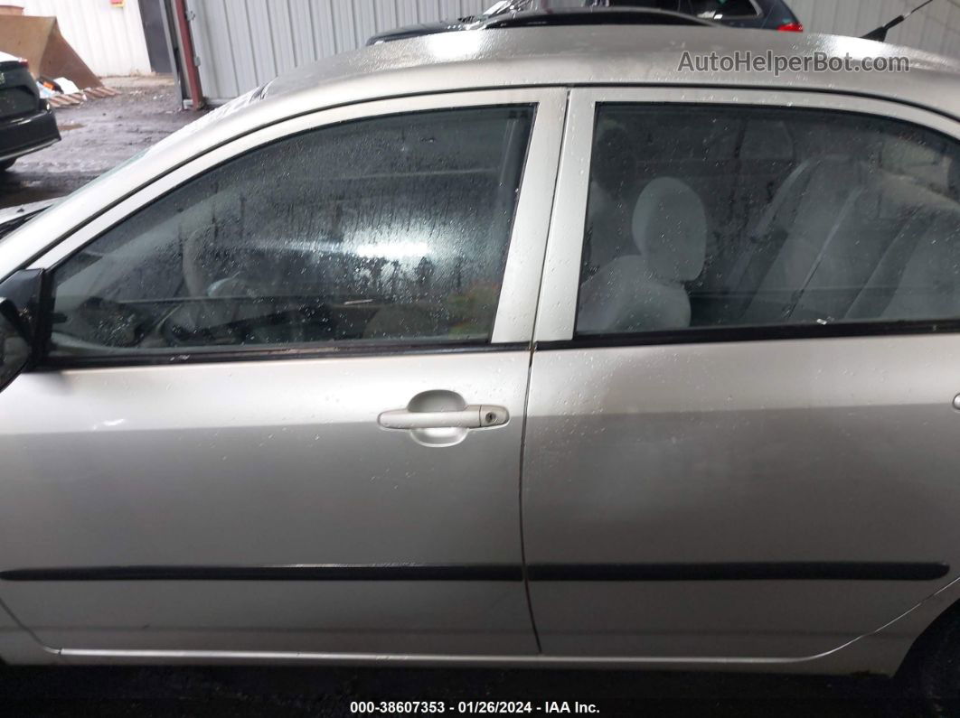 2003 Toyota Corolla Ce Silver vin: JTDBR32E630017723