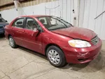 2003 Toyota Corolla Ce Красный vin: JTDBR32E630034599