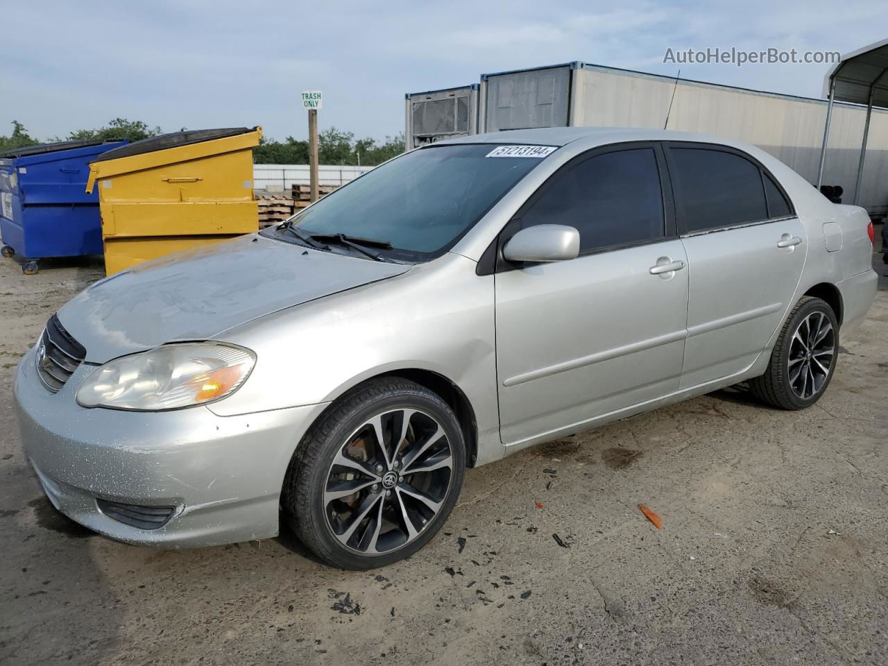 2004 Toyota Corolla Ce Серебряный vin: JTDBR32E642027139