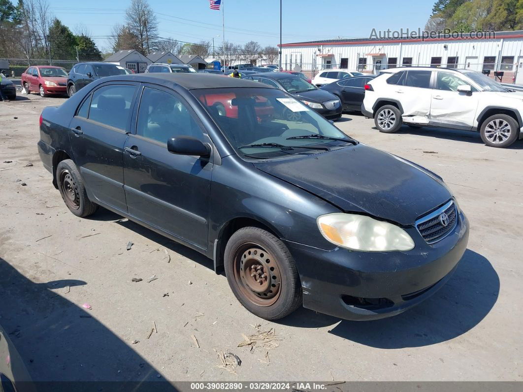 2005 Toyota Corolla Ce Black vin: JTDBR32E650055911